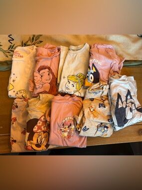 Carters Girls Disney Long Sleeved Shirts